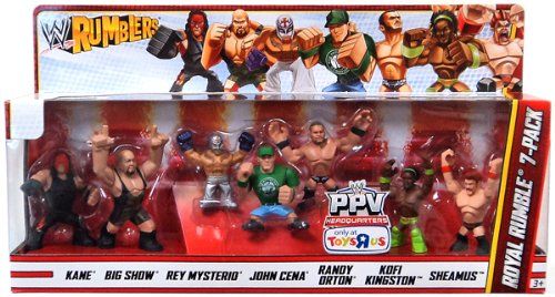 WWE Mattel Rumblers 3 Royal Rumble 7-Pack: Kane, Big Show, Rey Mysterio, John Cena, Randy Orton, Kofi Kingston & Sheamus [Exclusive]
