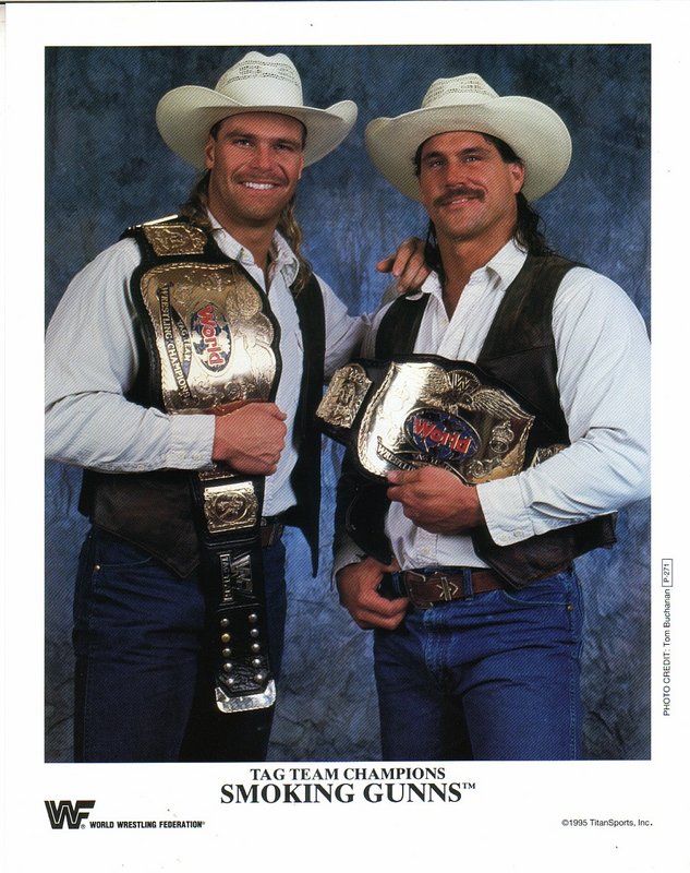 1995 WWF TAG TEAM CHAMPIONS Smoking Gunns P271a color PW Catalog