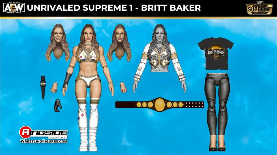 AEW Jazwares Unrivaled Supreme 1 Britt Baker Action & Toy Figures PWcatalog