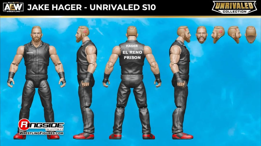 AEW Jazwares Unrivaled Collection 10 Jake Hager Action & Toy Figures PWcatalog