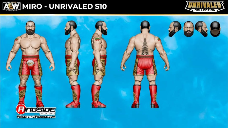 AEW Jazwares Unrivaled Collection 10 Miro Action & Toy Figures PWcatalog