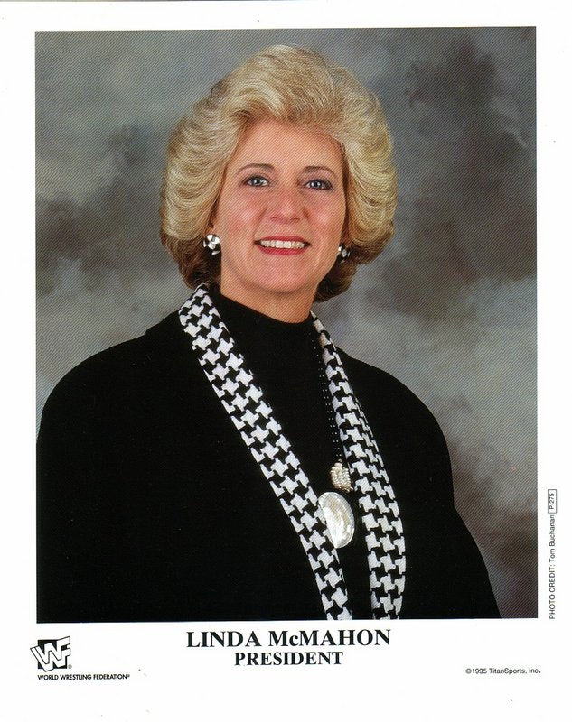 1995 Linda McMahon President P275a (Test Promo) color 