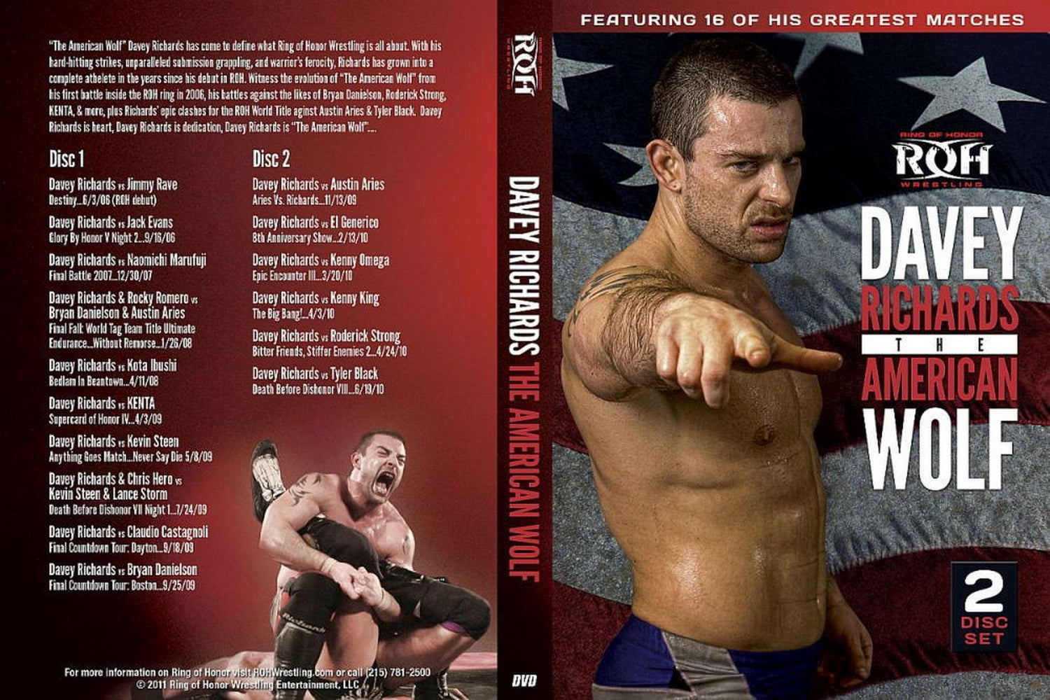 davey richards the american wolf DVDs & Videos Pwcatalog