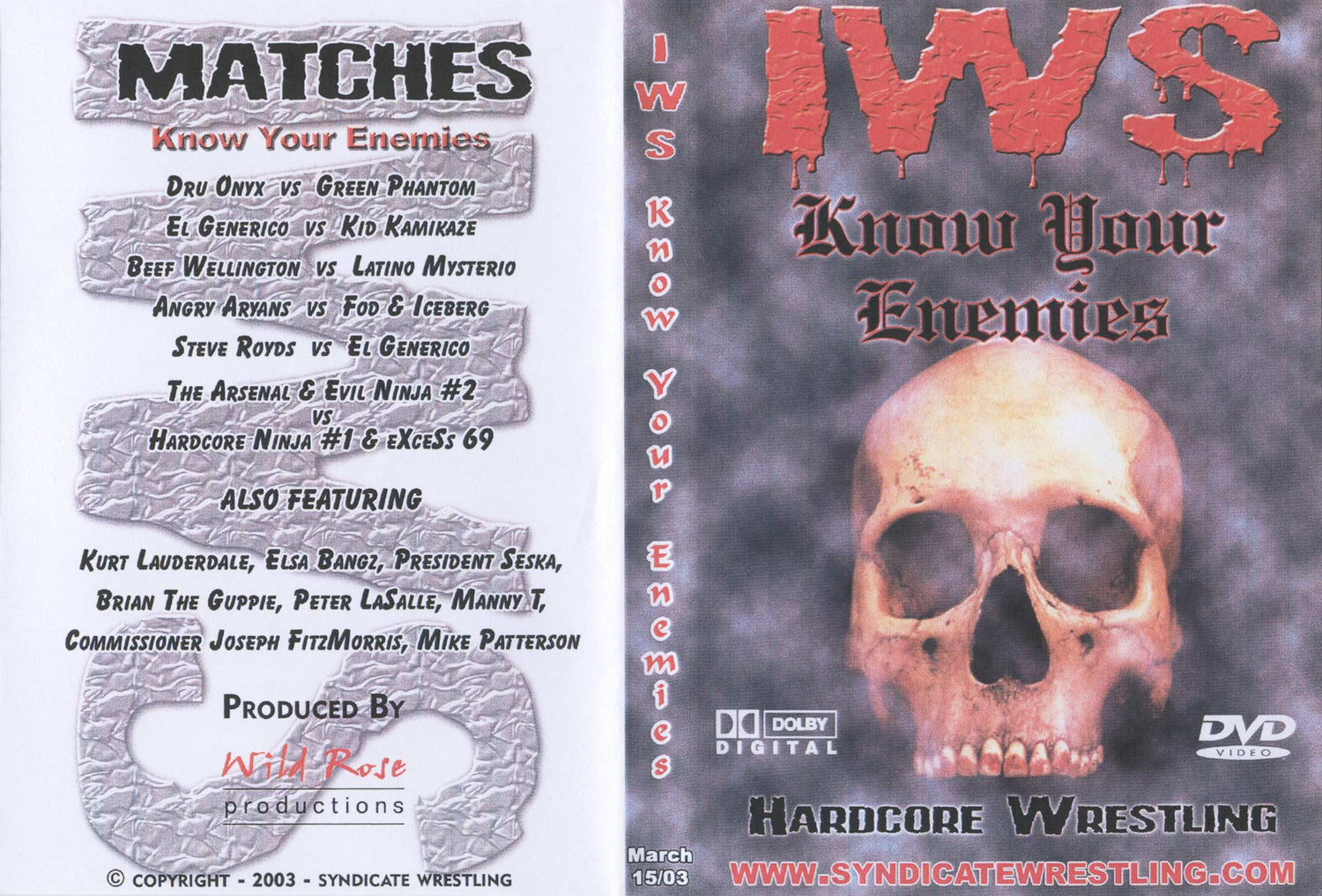 know your ennemies 2003 DVDs & Videos Pwcatalog