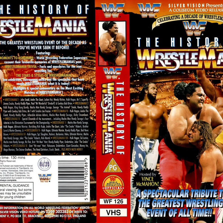 the history of wrestlemania PW Catalog