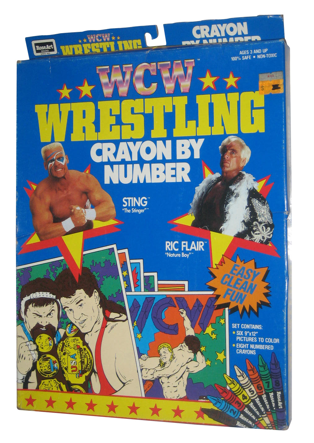 WCW Crayons Sting Ric Flair