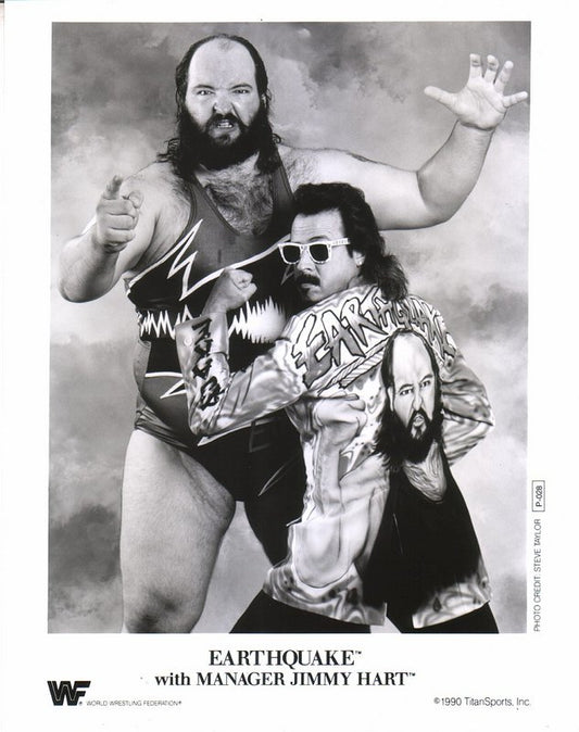 1990 Earthquake w/Jimmy Hart P028 b/w