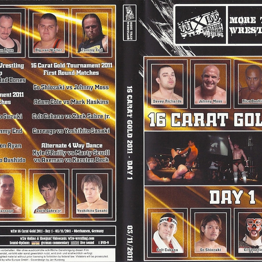 16 carat gold 2011 day 1 DVDs & Videos Pwcatalog