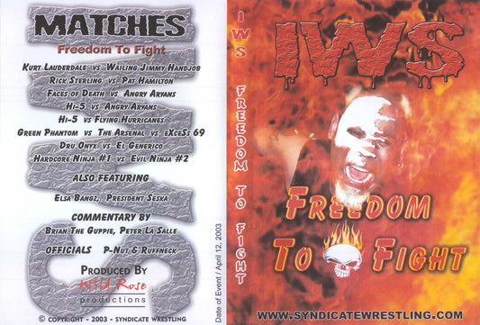 freedom to fight 2003 DVDs & Videos Pwcatalog