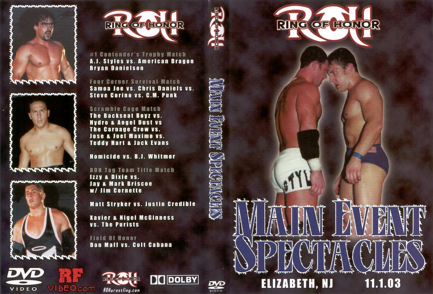 main event spectacles DVDs & Videos Pwcatalog