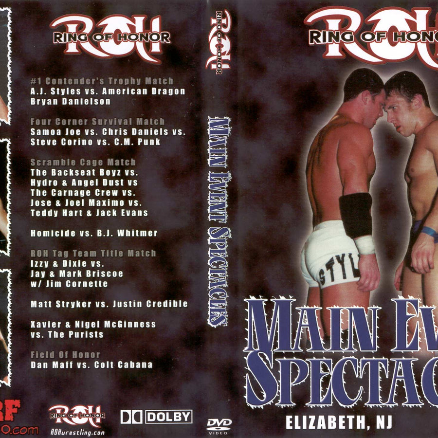 main event spectacles DVDs & Videos Pwcatalog