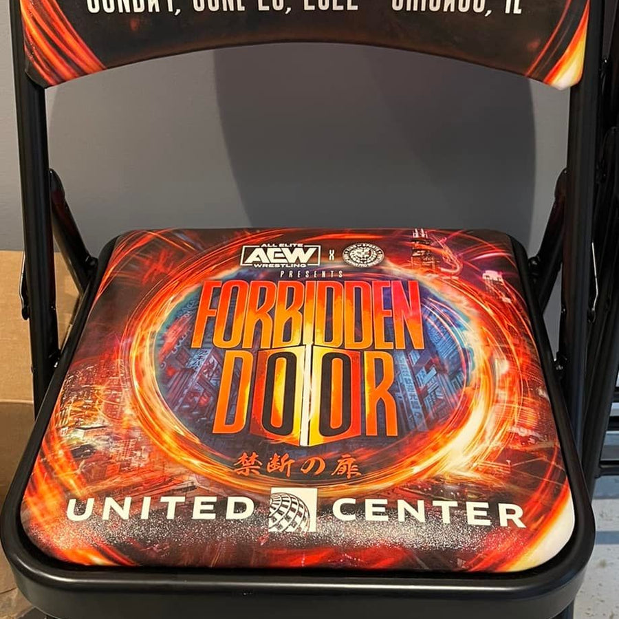AEW NJPW Forbidden Door 2022 PPV event chair Chairs PWcatalog