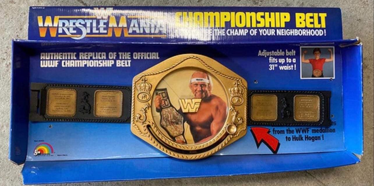 LJN WWF Championship Belt Hulk Hogan version