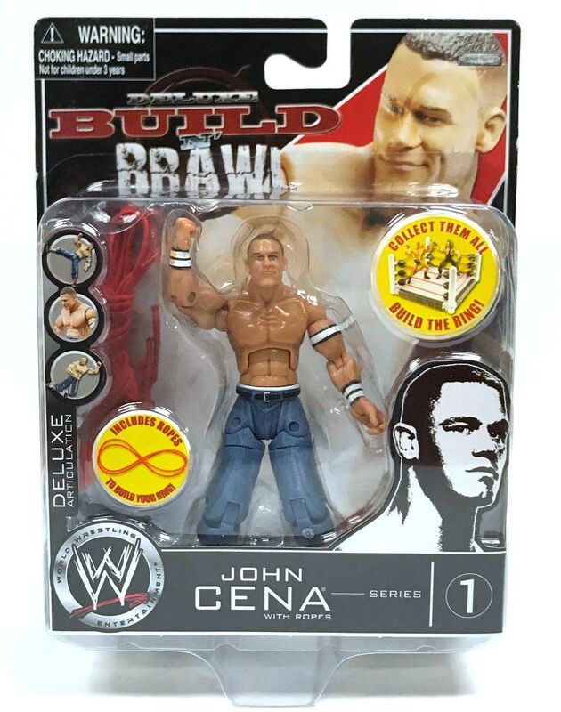 WWE Jakks Pacific Deluxe Build 'N' Brawl 1 John Cena