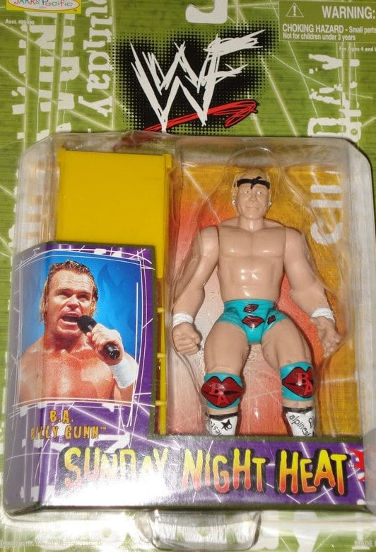 1999 WWF Jakks Pacific Sunday Night Heat B.A. Billy Gunn [Exclusive] Action & Toy Figures PWcatalog