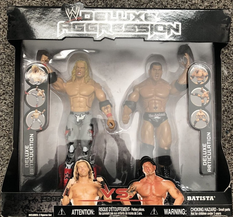 WWE Jakks Pacific Deluxe Aggression Edge vs. Batista [Exclusive]