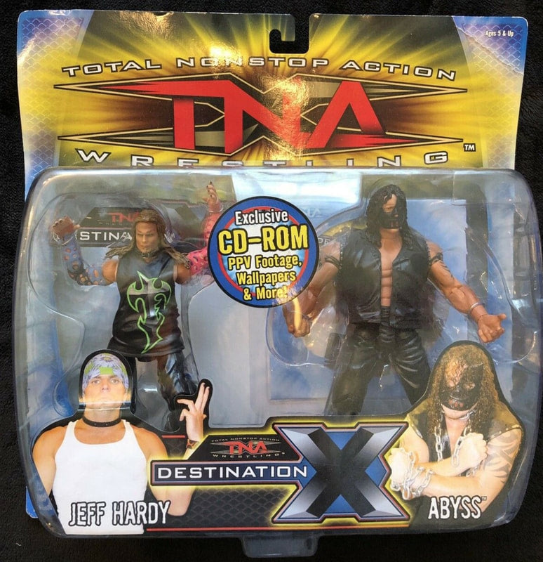 TNA/Impact Wrestling Marvel Toys TNA Wrestling Impact! Multipack: 2 Jeff Hardy & Abyss [With Open Vest] Action & Toy Figures PWcatalog