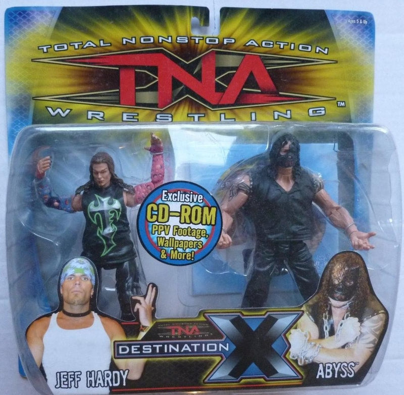 TNA/Impact Wrestling Marvel Toys TNA Wrestling Impact! Multipack: 2 Jeff Hardy & Abyss [With Closed Vest] Action & Toy Figures PWcatalog