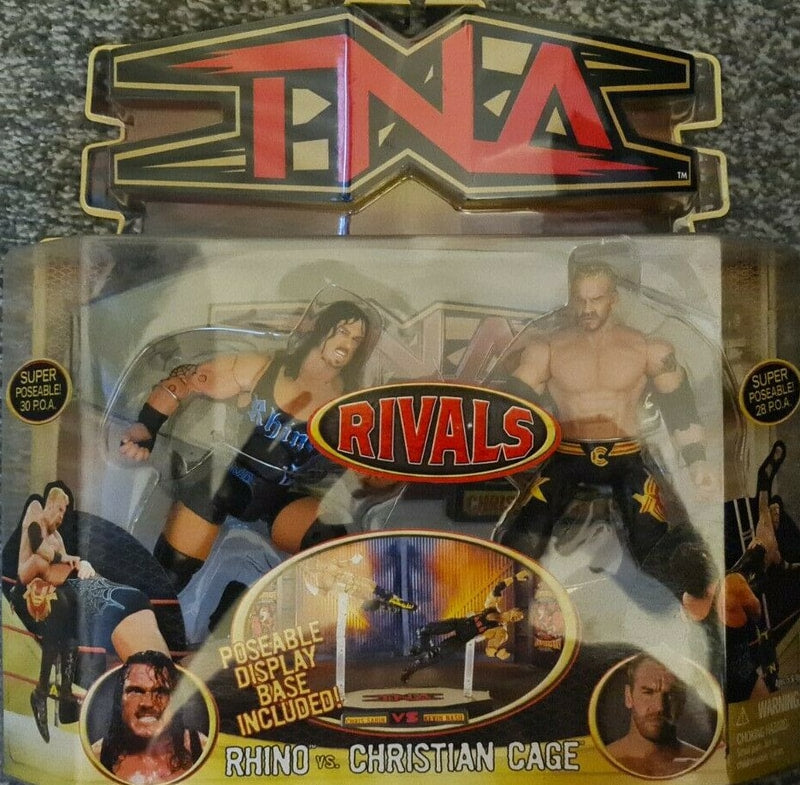 TNA/Impact Wrestling Marvel Toys TNA Wrestling Impact! Multipack: 4 Rhino vs. Christian Cage