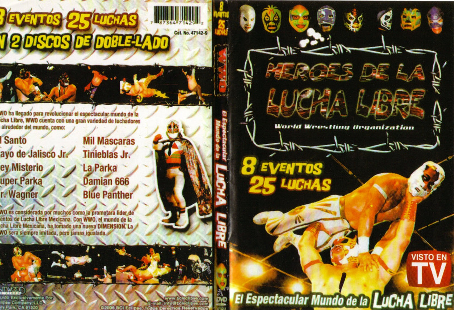 heroes de la lucha libre DVDs & Videos Pwcatalog
