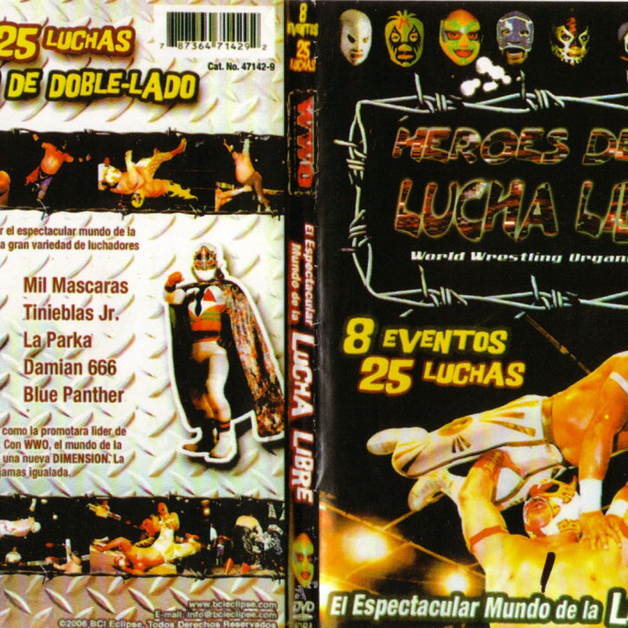 heroes de la lucha libre DVDs & Videos Pwcatalog