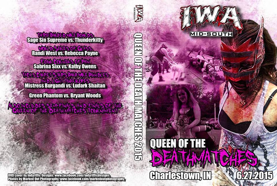 iwa mid south queen of the deathmatches 2015 DVDs & Videos Pwcatalog