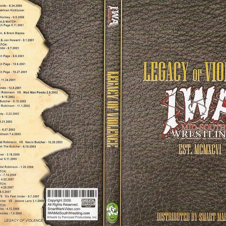legacy of violence DVDs & Videos Pwcatalog