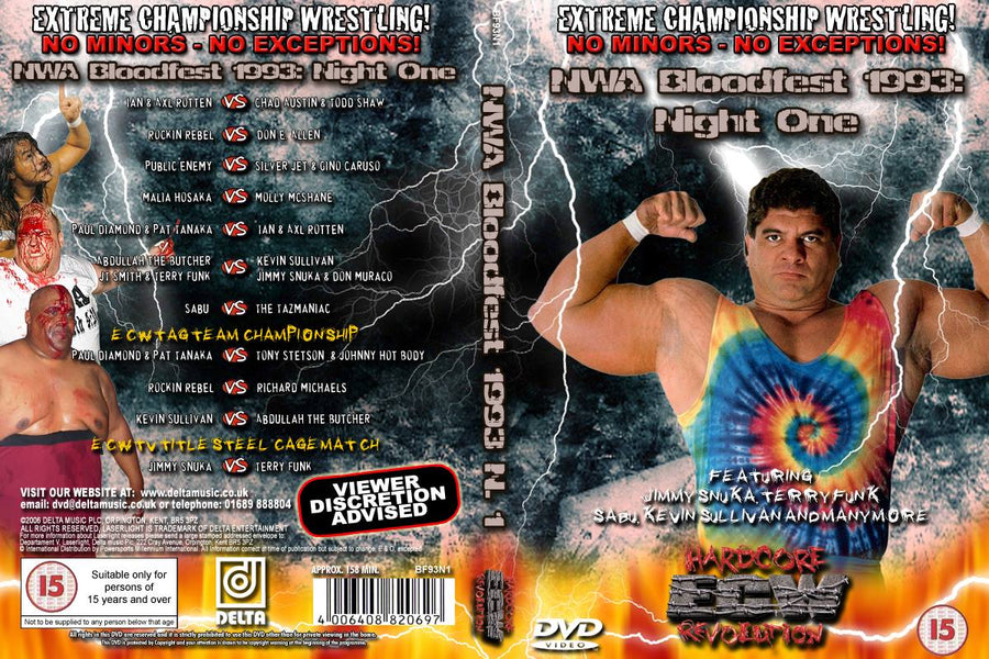 nwa bloodfest 1993 night 1 DVDs & Videos Pwcatalog