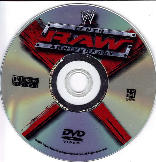raw tenth anniversary DVDs & Videos Pwcatalog