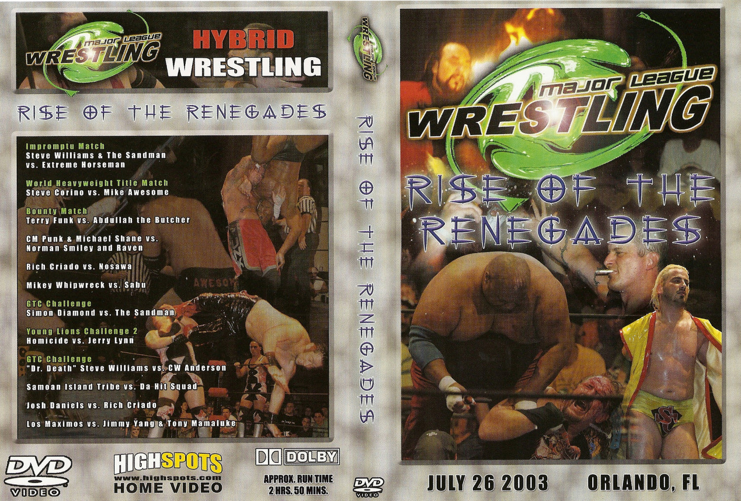 rise of the renegades 2003 DVDs & Videos Pwcatalog