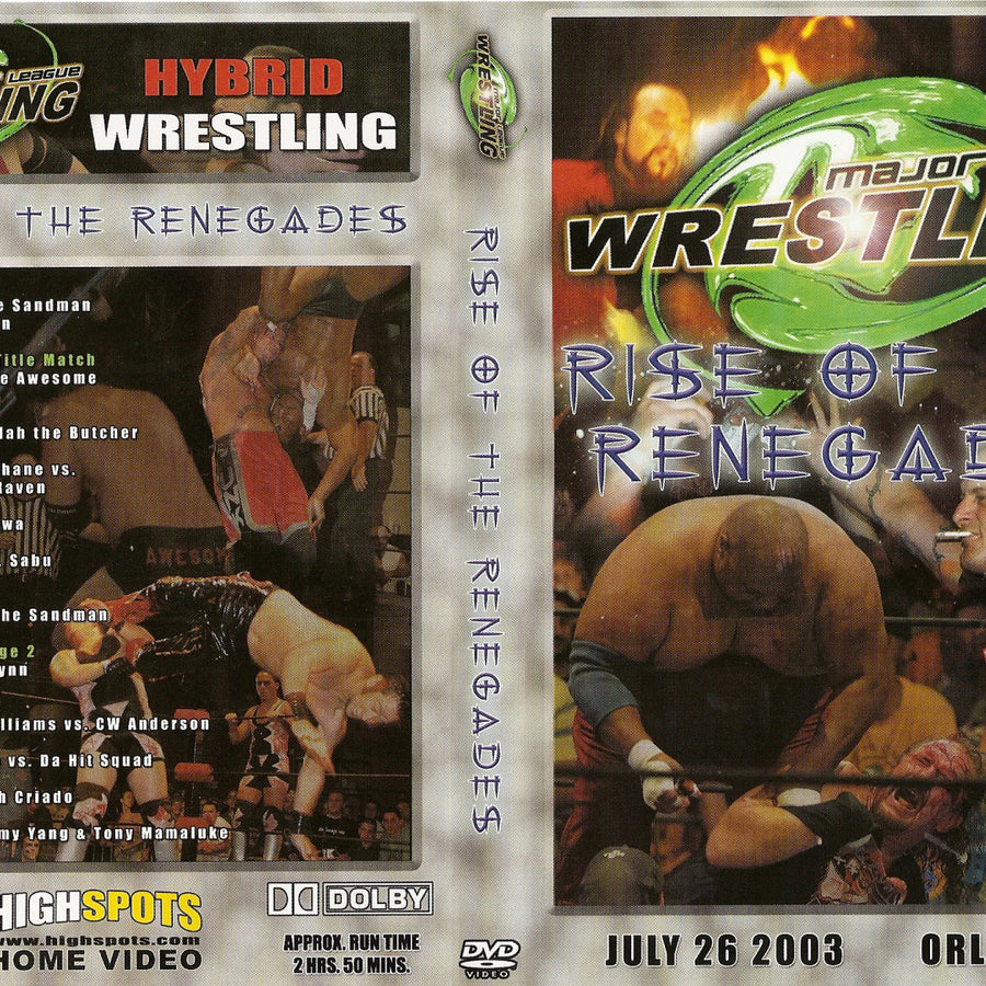 rise of the renegades 2003 DVDs & Videos Pwcatalog