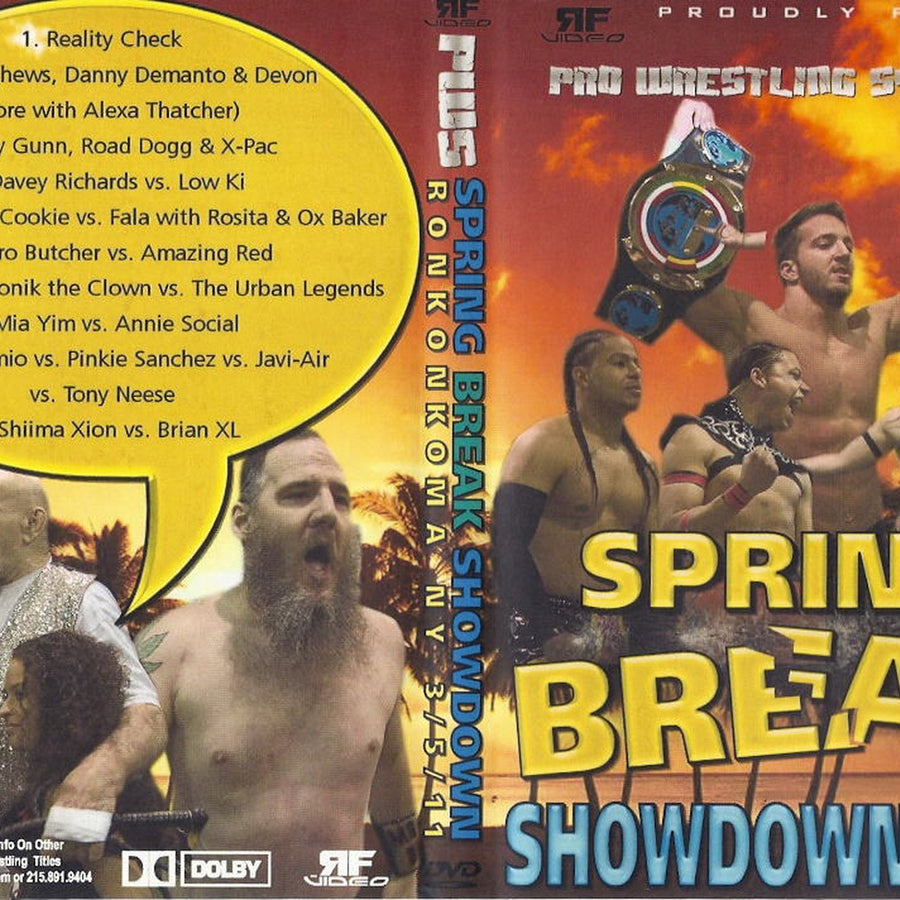 spring break showdown DVDs & Videos Pwcatalog