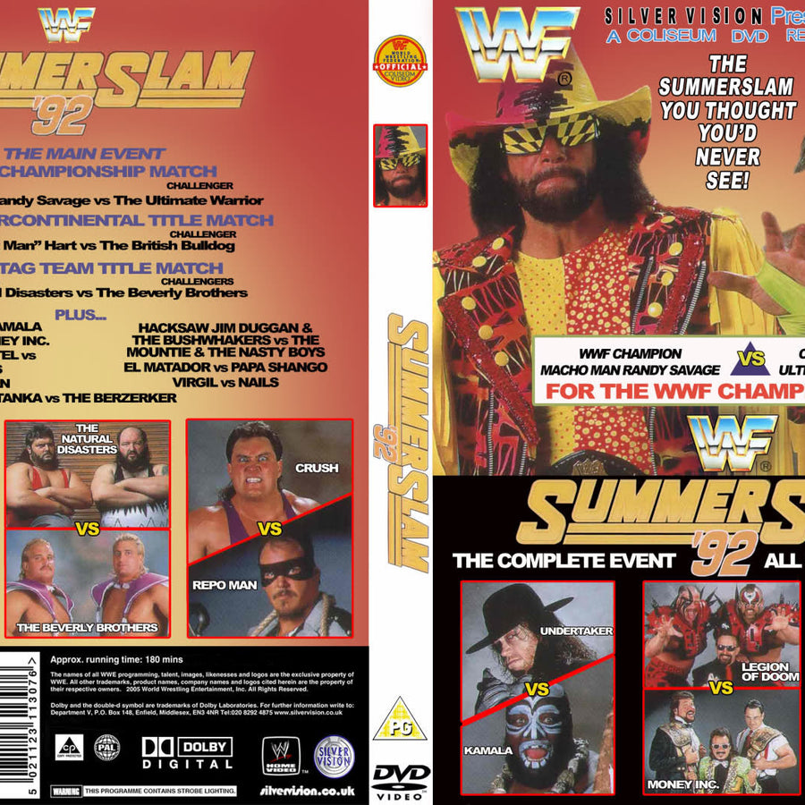 Summerslam 1992 DVDs & Videos Pwcatalog