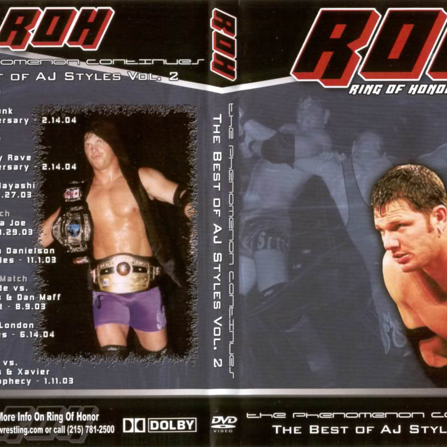 the phenomenon continues the best of aj styles vol2 DVDs & Videos Pwcatalog