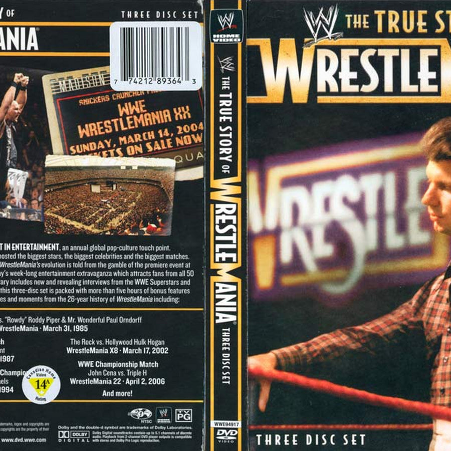 the true story of wrestlemania DVDs & Videos Pwcatalog