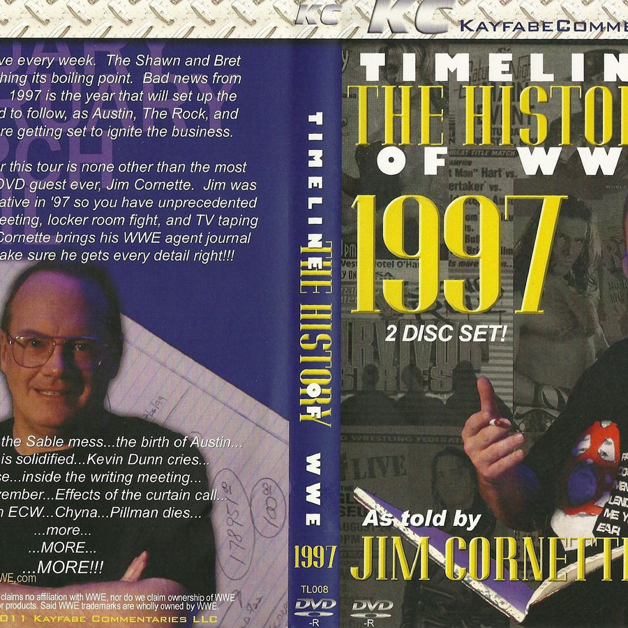 timeline - the history of wwe 1997 DVDs & Videos Pwcatalog