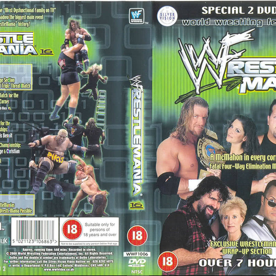 Wrestlemania 16 DVDs & Videos Pwcatalog