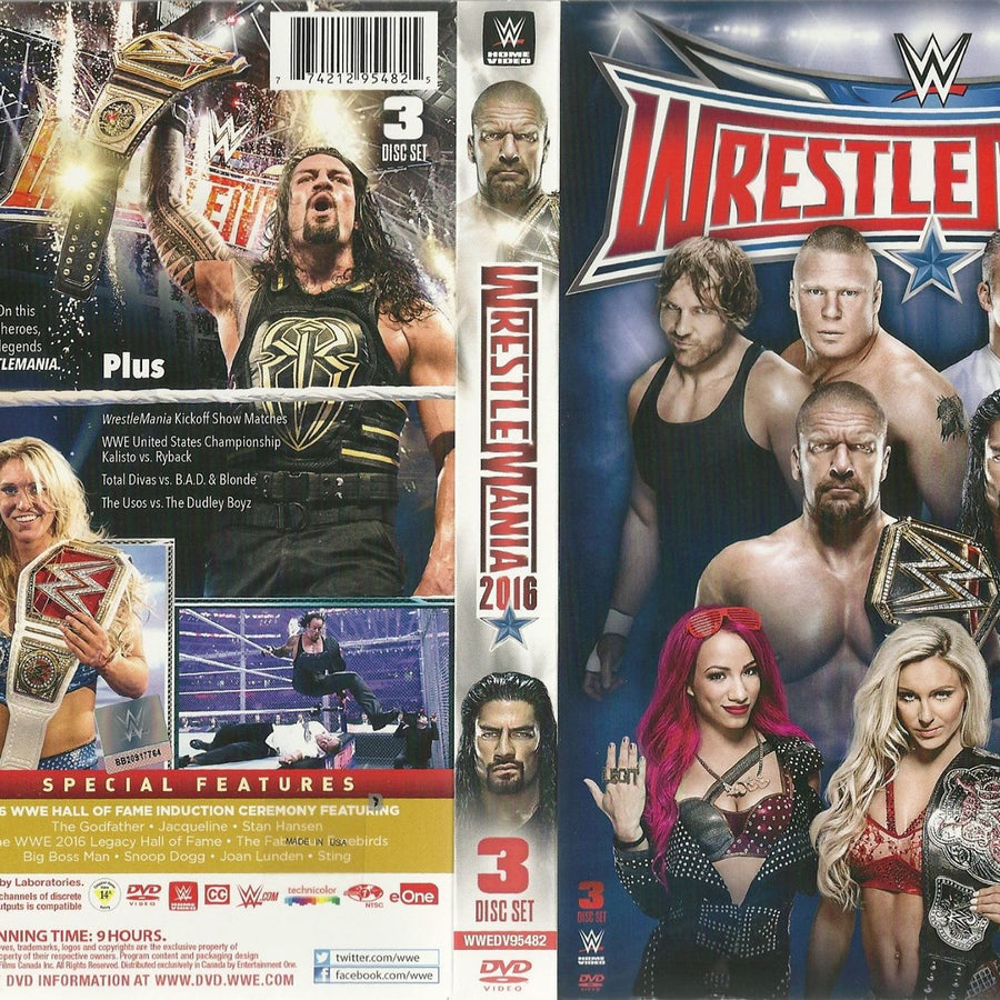 Wrestlemania 2016 DVDs & Videos Pwcatalog