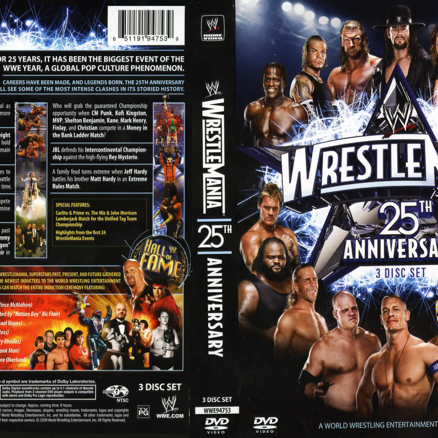 Wrestlemania 25 DVDs & Videos Pwcatalog