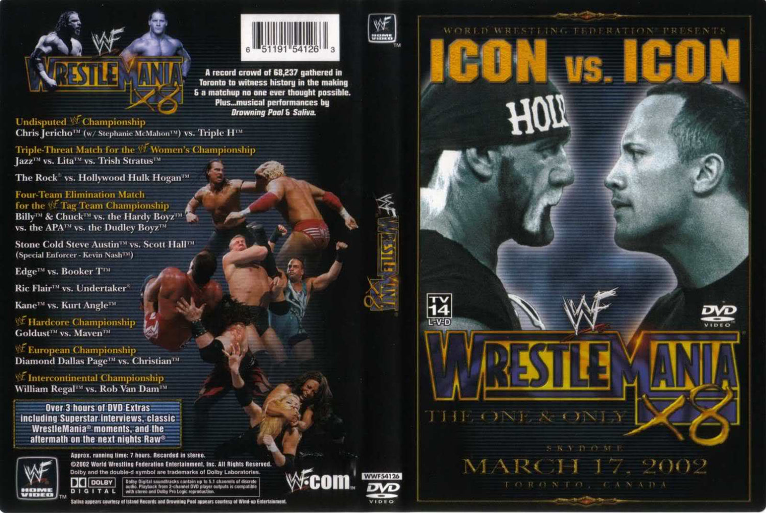 Wrestlemania x-8 DVDs & Videos Pwcatalog