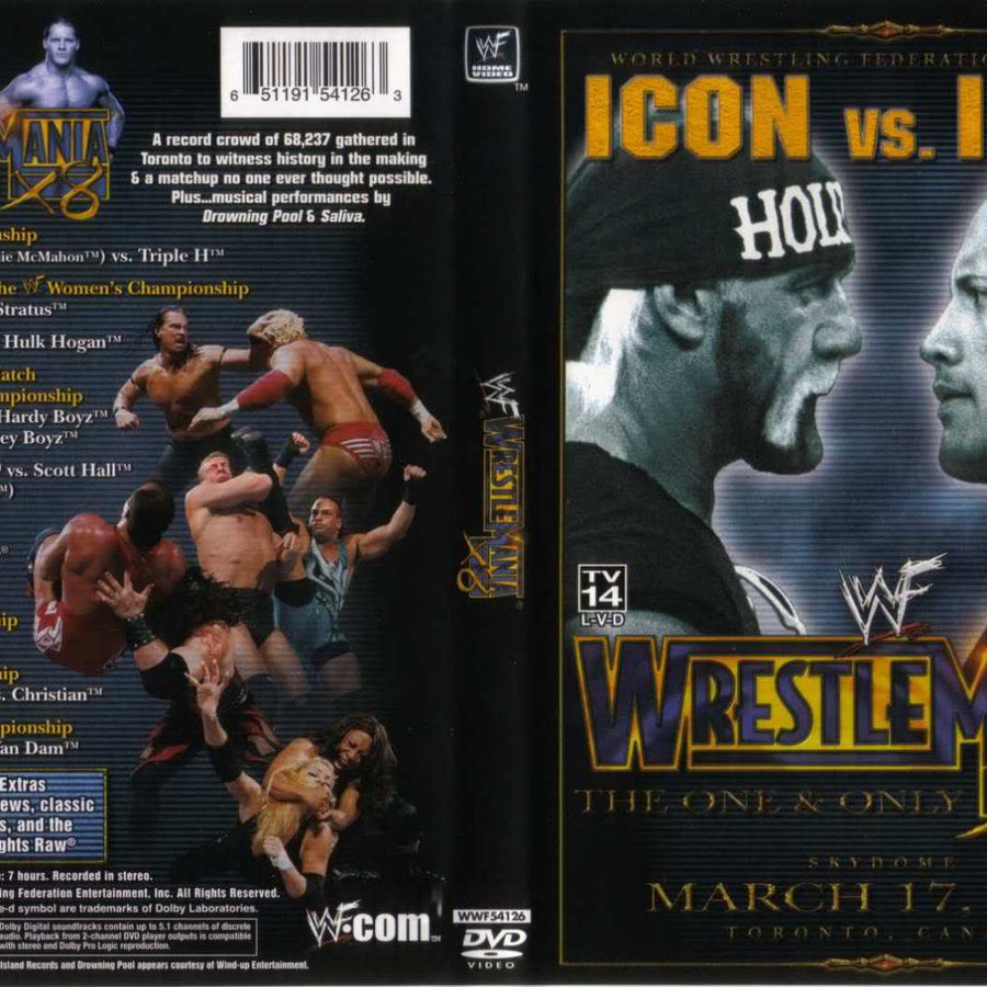 Wrestlemania x-8 DVDs & Videos Pwcatalog