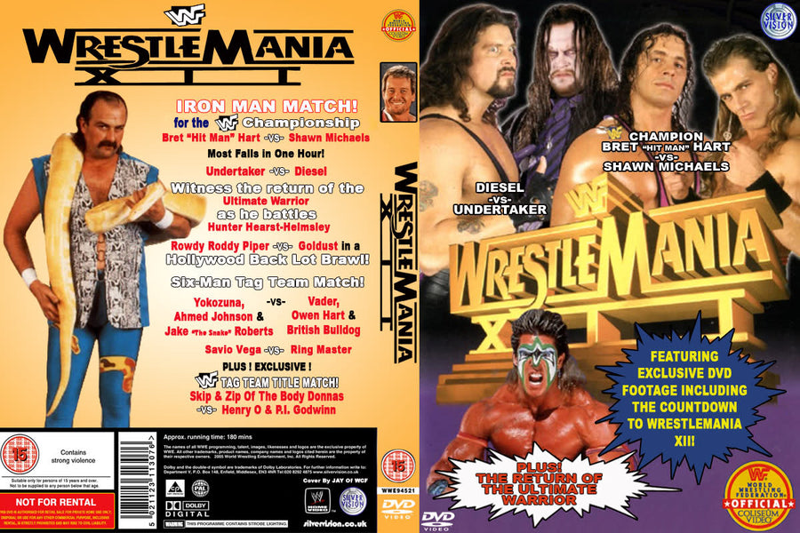 Wrestlemania xii DVDs & Videos Pwcatalog