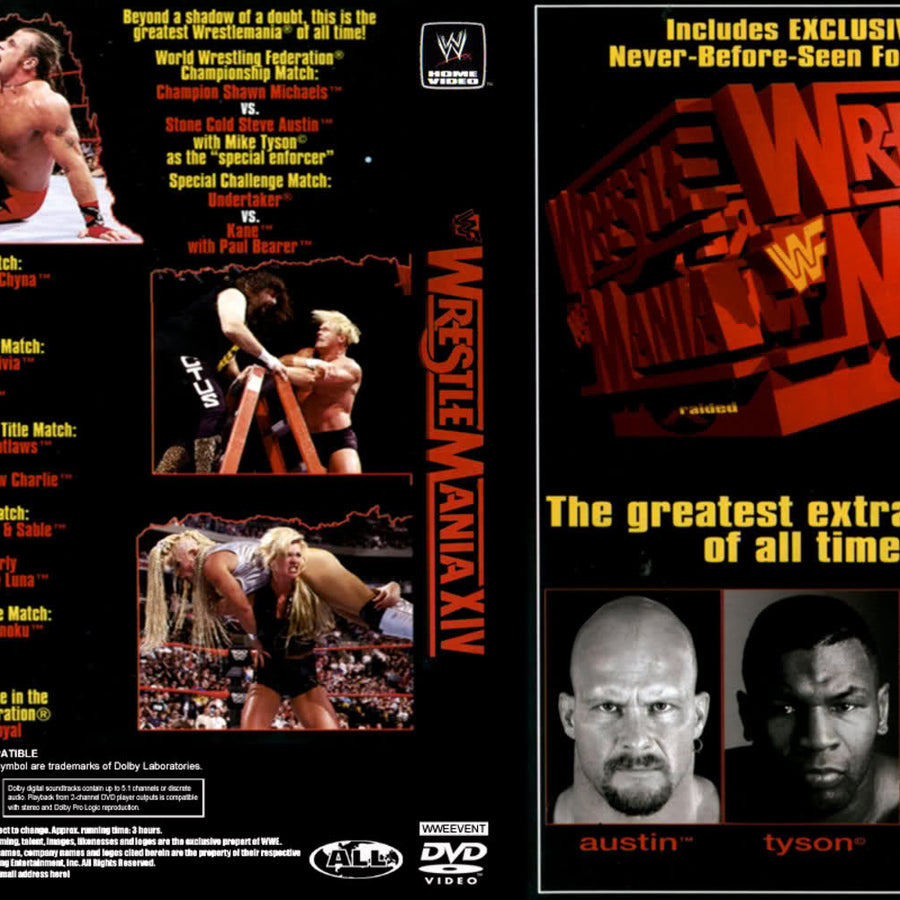 Wrestlemania xiv DVDs & Videos Pwcatalog