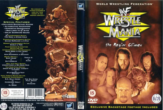 Wrestlemania xv DVDs & Videos Pwcatalog