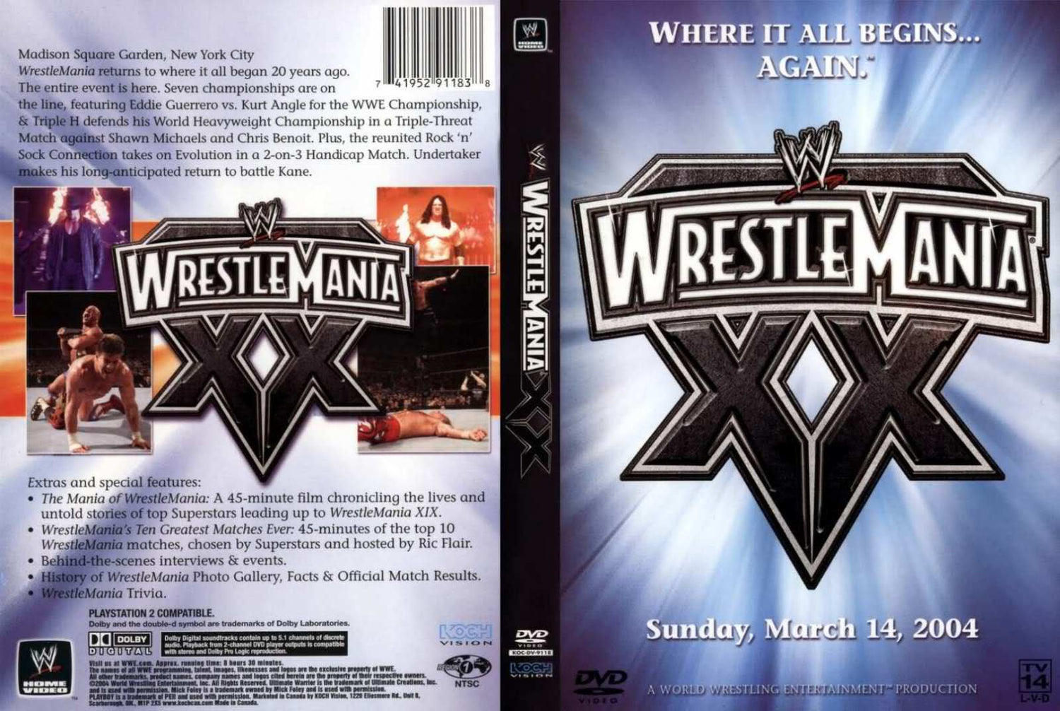 Wrestlemania xx DVDs & Videos Pwcatalog