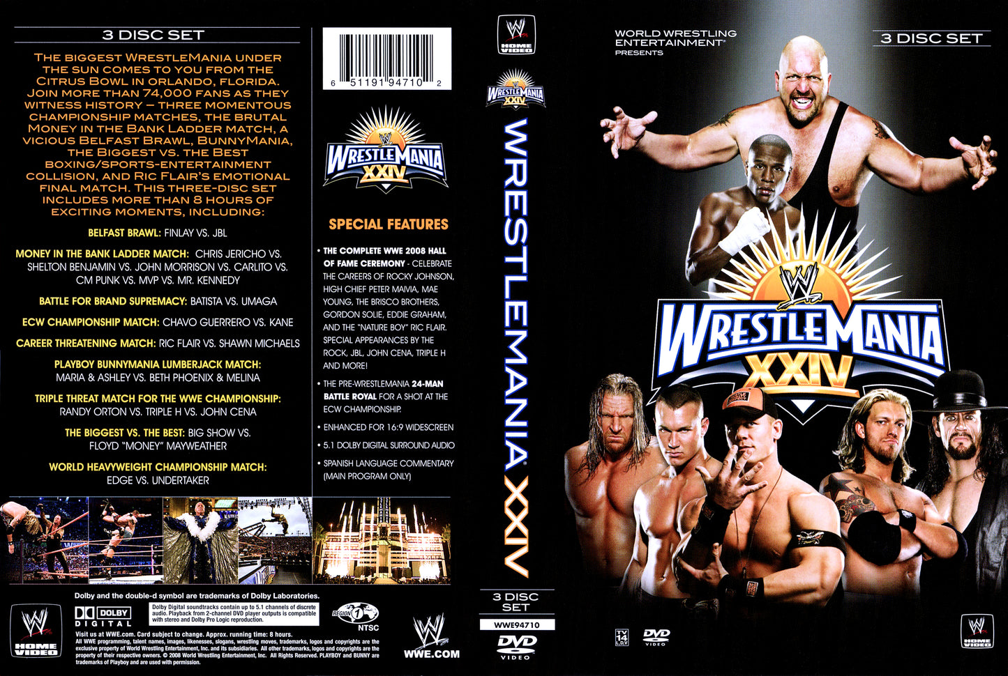 Wrestlemania xxiv DVDs & Videos Pwcatalog