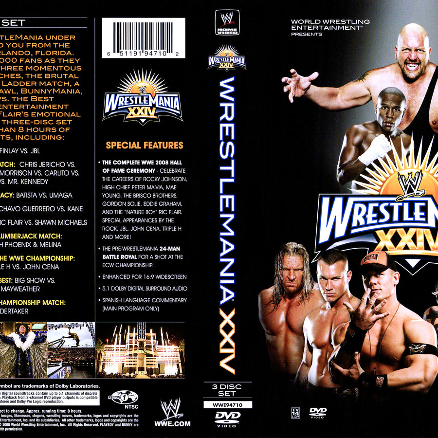 Wrestlemania xxiv DVDs & Videos Pwcatalog