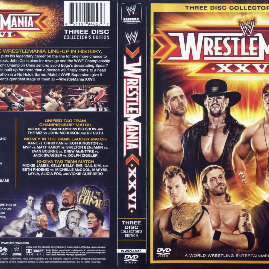 Wrestlemania xxvi DVDs & Videos Pwcatalog