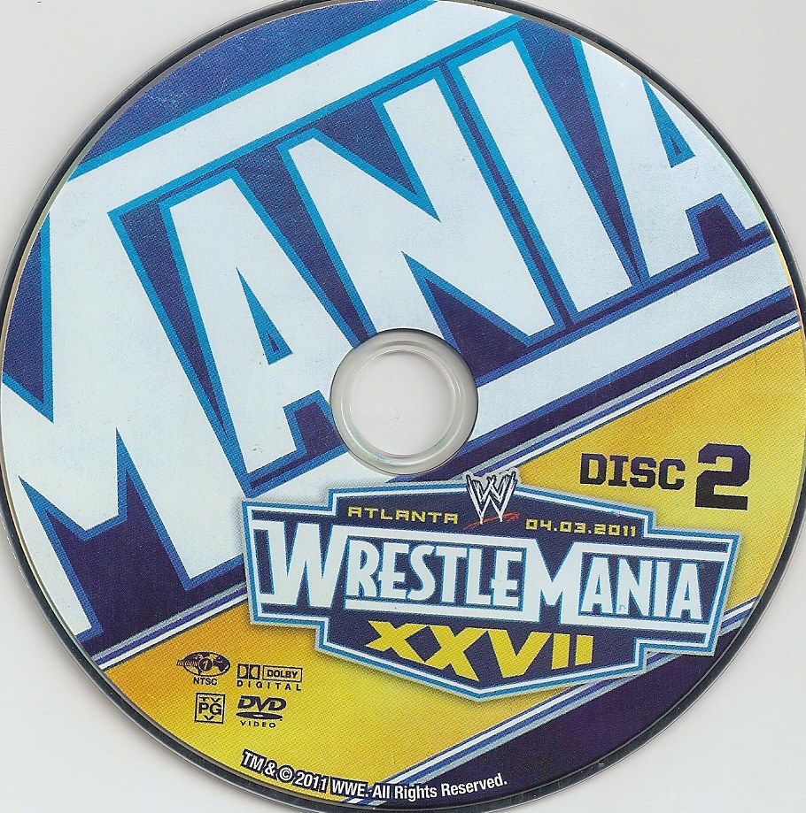 Wrestlemania xxvii 2 DVDs & Videos Pwcatalog