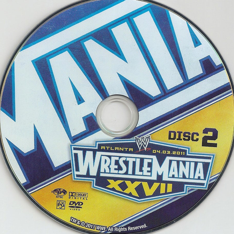 Wrestlemania xxvii 2 DVDs & Videos Pwcatalog